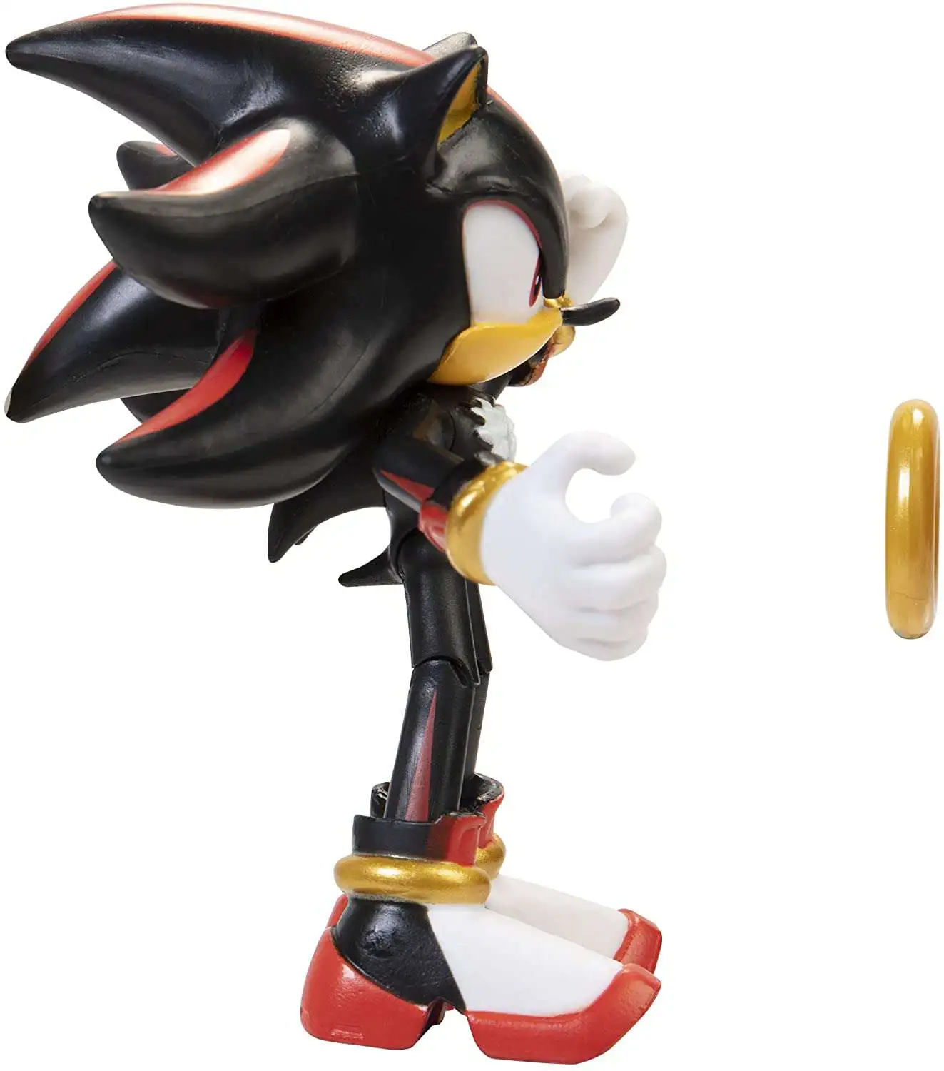 Sonic The Hedgehog - Shadow with Super Ring - 4 Inch Action Figure