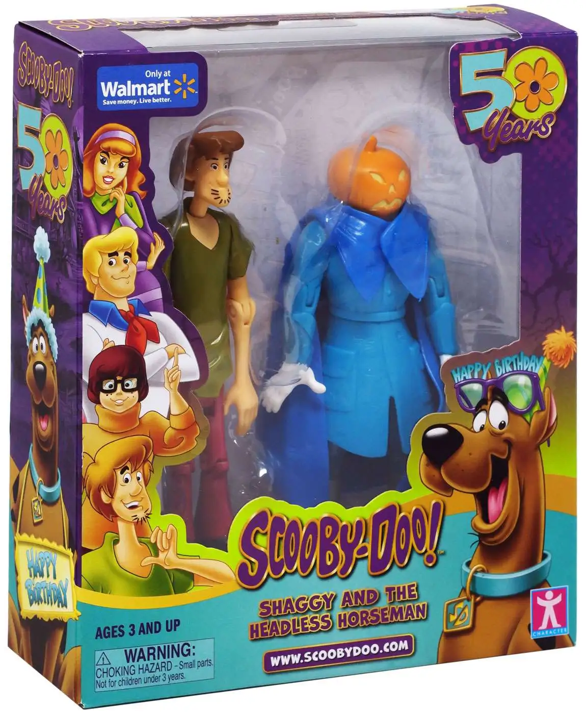 Scooby Doo Shaggy & The Headless Horseman Figures 50 Year Anniversery Dolls