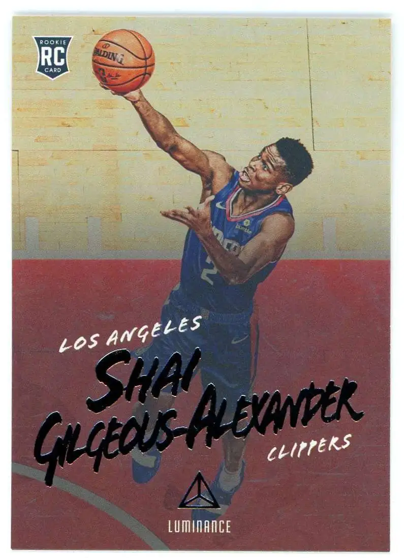 NBA 2018-19 Panini Chronicles Basketball Luminance Shai Gilgeous-Alexander #162 [Rookie]