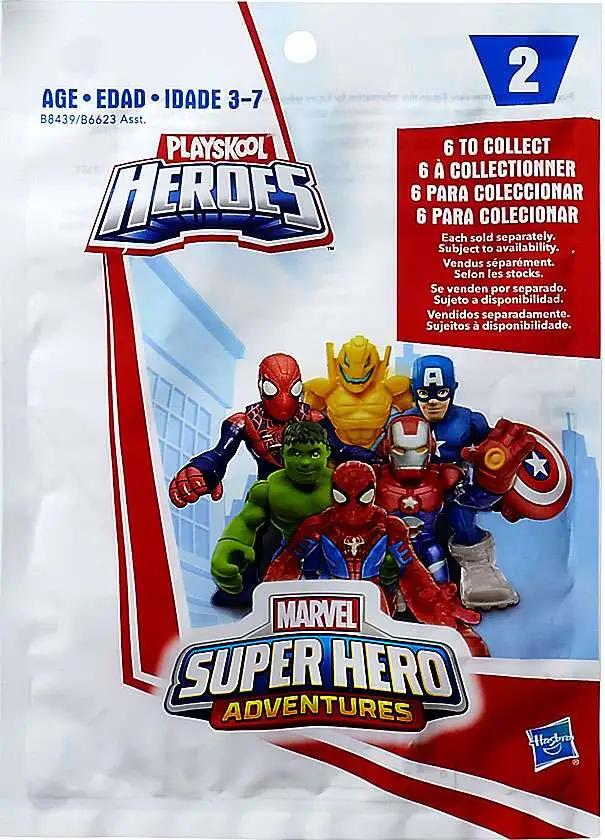 Marvel Playskool Super Hero Adventures Mini Figure Bagged, Select Character 