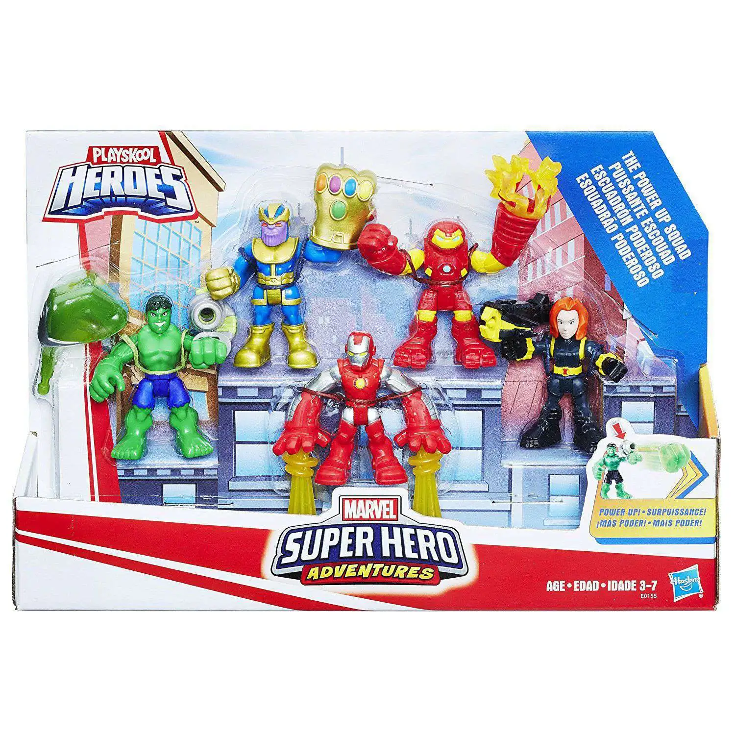 PlaySkool Heroes Hawkeye Marvel Super Hero Avengers Jungle Squad Figure Toys 