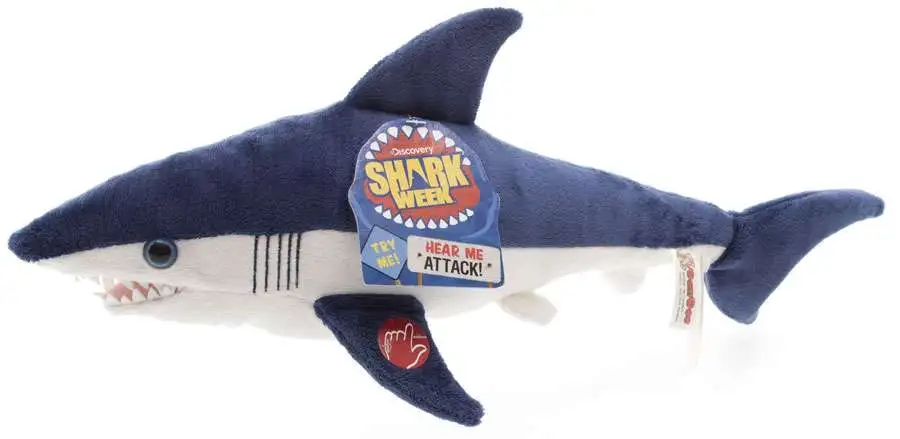 Discovery Shark Week Mako Shark 18-Inch Plush with Sound