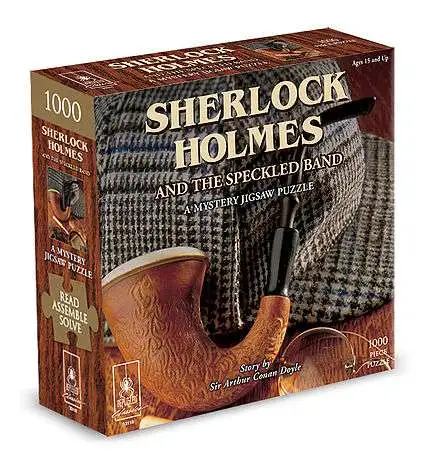 Murder Mystery Party Game Sherlock Holmes Classic Mystery Jigsaw Puzzle
