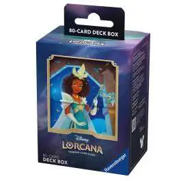 Disney Lorcana Trading Card Game Shimmering Skies Tiana Deck Box [Holds 80 Cards]