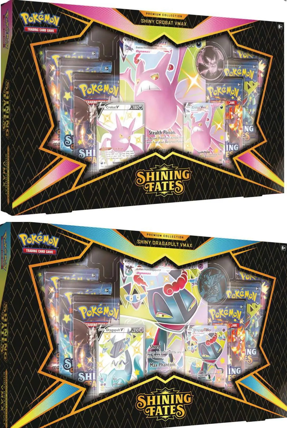 Multicoloured for sale online Pokémon Card Game Sword and Shield Shiny Box Crobat V 