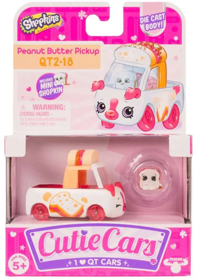 Shopkins Cutie Cars Peanut Butter Pickup Figure Pack QT2-18