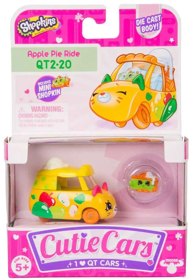 Shopkins Cutie Cars Apple Pie Ride Figure Pack QT2-20