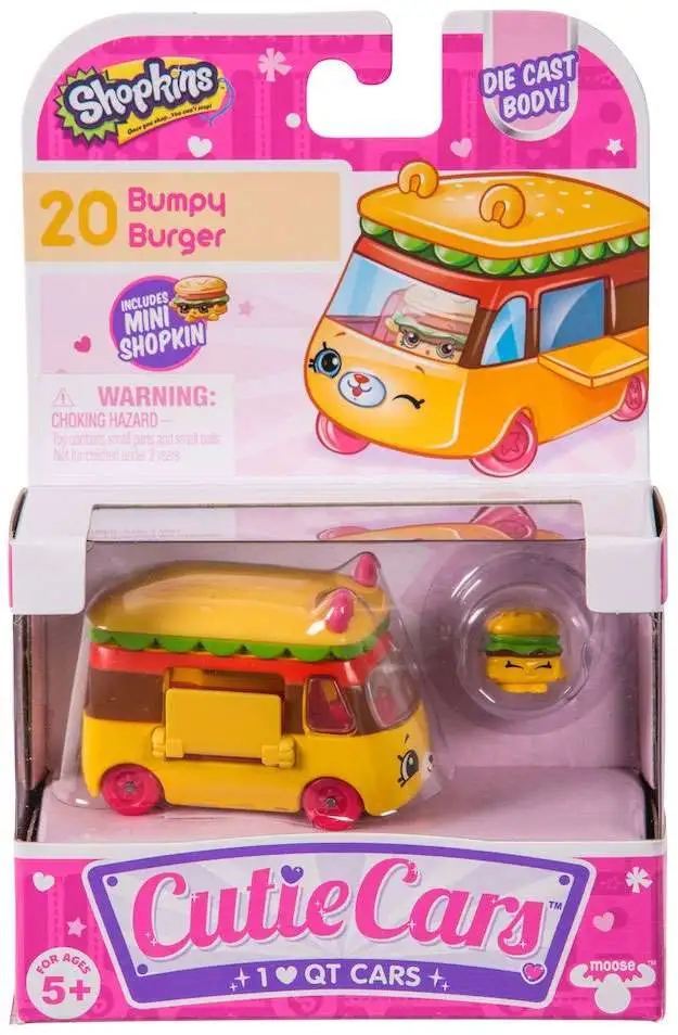 Shopkins Cutie Cars Bumpy Burger Figure Pack #20