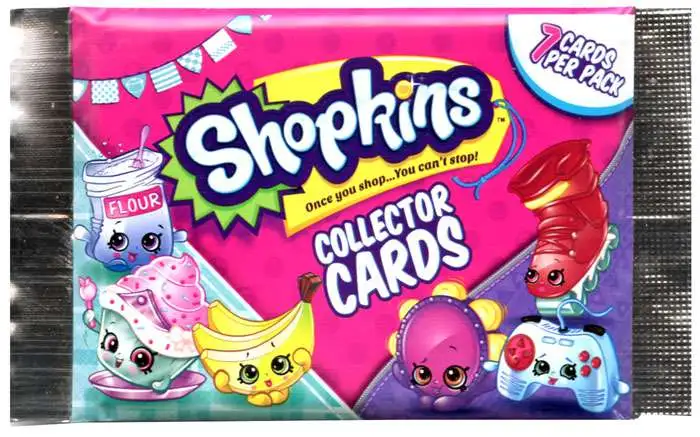 Genuine! Pick from list! Shopkins Collector Cards Season 5 & 6 Selection 