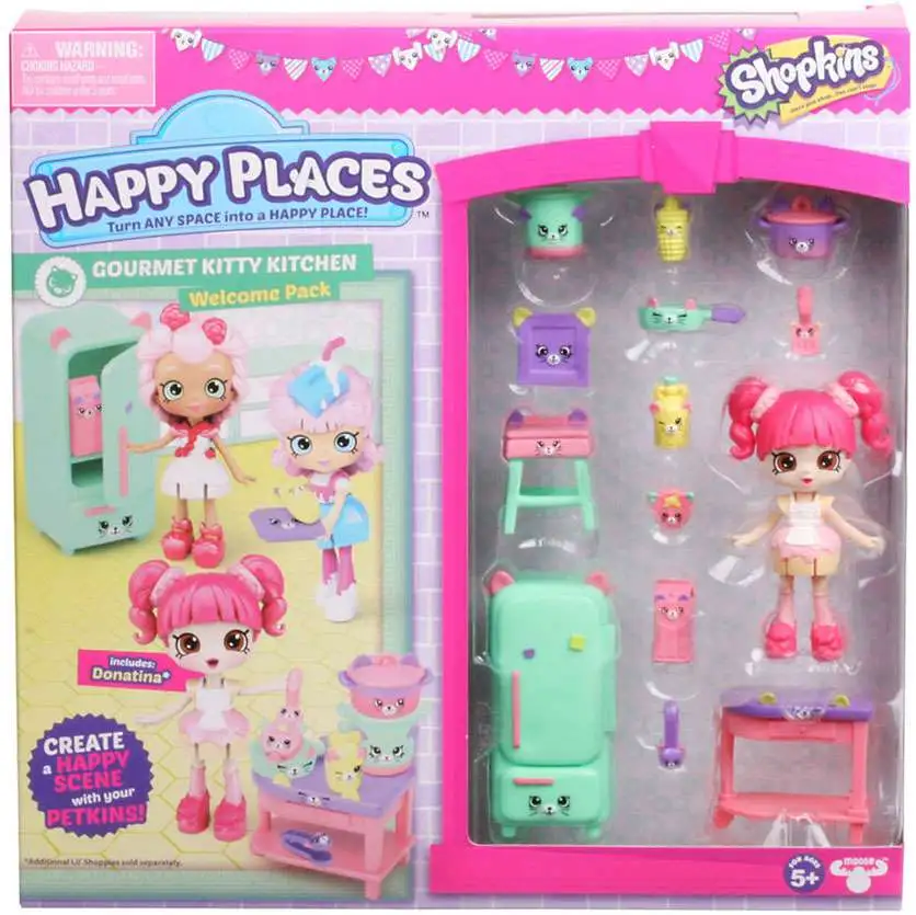 Shopkins Shoppies Doll with Happy Place Grand Mansion and