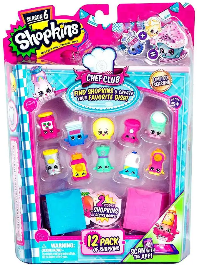 Shopkins Chef Club Season 6 Mini Figure 12-Pack