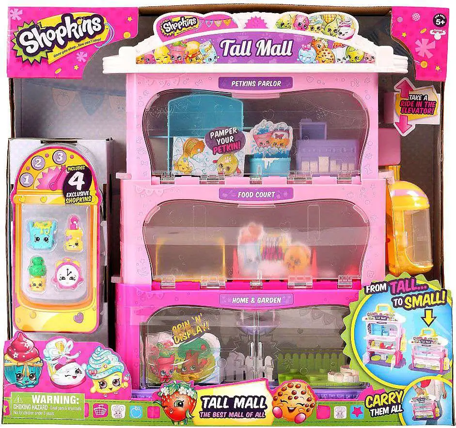 Shopkins Tall Mall Exclusive Playset Moose Toys ToyWiz