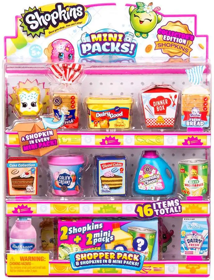 Shopkins Small Mart Season 10 Mini Packs! Shopper 8-Pack