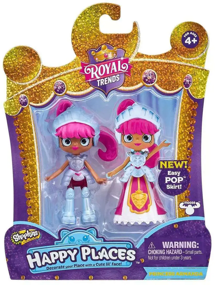 SHOPKINS HAPPY PLACES ROYAL TRENDS SINGLE FIGURE PACK NEW 2019 
