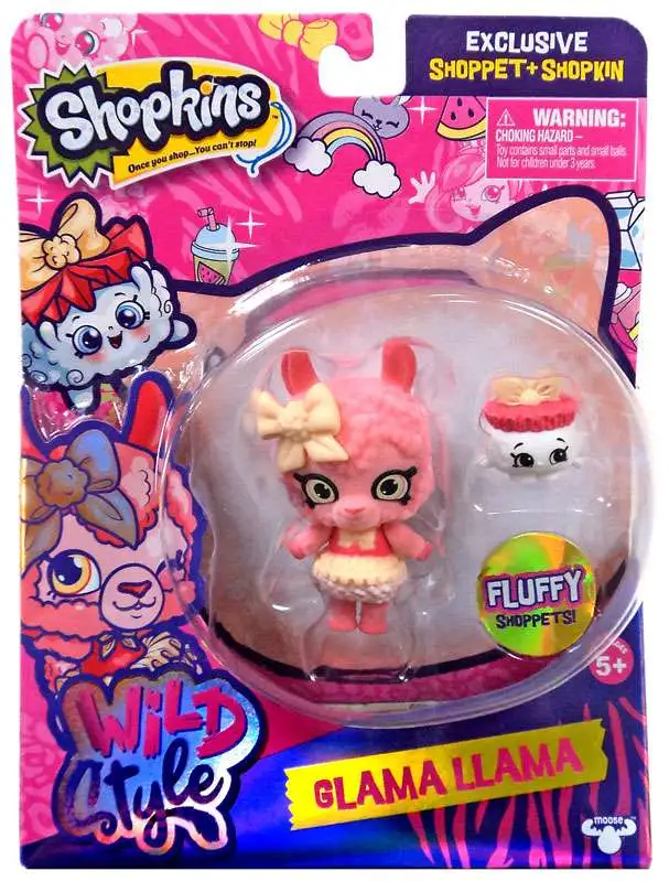 Shopkins Shoppets Season 10 Wild Style Glama Llama Doll Figure