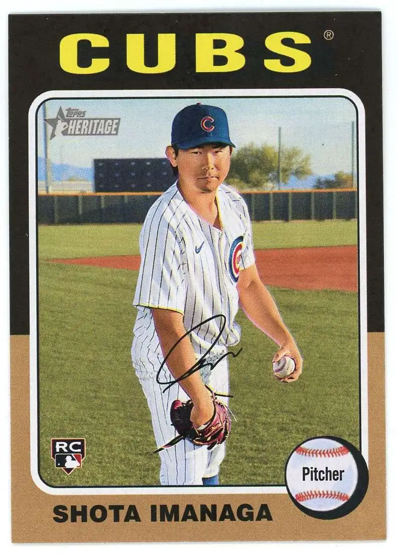 MLB 2024 Topps Heritage High Number Shota Imanaga #564 [Rookie]