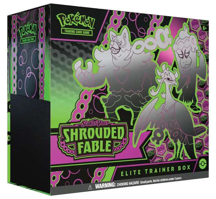 Pokemon Scarlet & Violet Shrouded Fable Elite Trainer Box [9 Booster Packs & More]