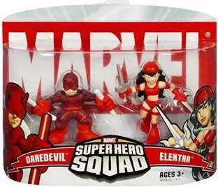 Marvel SuperHero Squad-Spider-Man & BULLSEYE action figure 