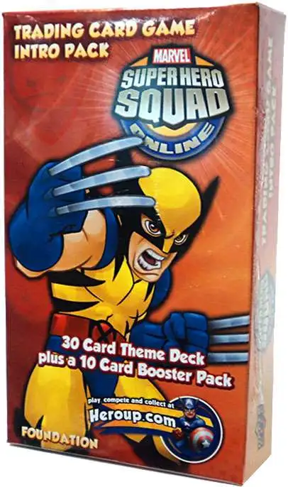 SUPERHERO SQUAD TRADING CARD GAME FOUNDATION STARTER SET 1 OF EACH 