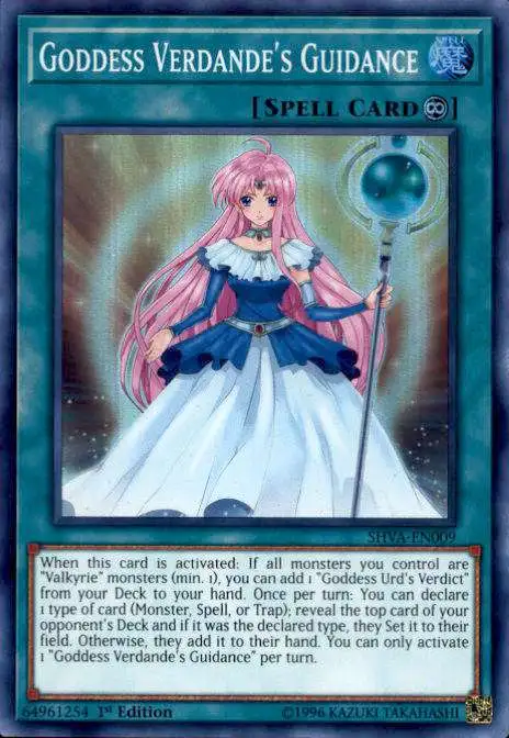 YuGiOh Shadows over Valhalla Single Card Super Rare Goddess