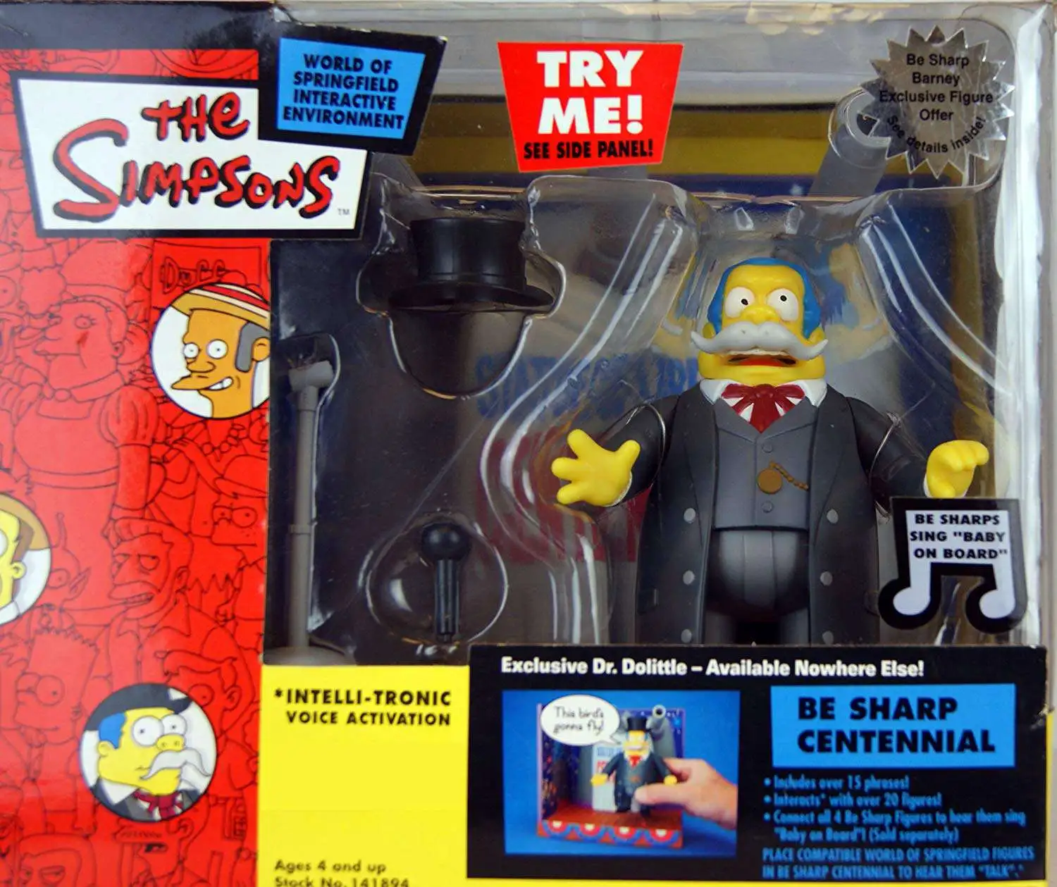 The Simpsons Exclusives Be Sharp Centennial Exclusive Action Figure ...