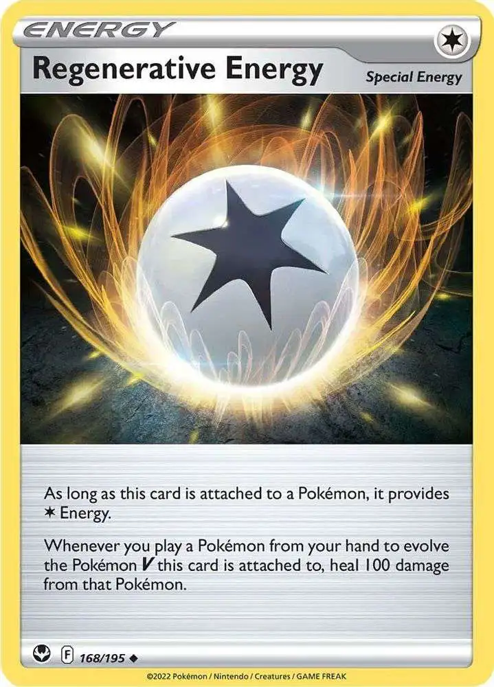 Pokemon Trading Card Game Sword & Shield Silver Tempest Uncommon Regenerative Energy #168