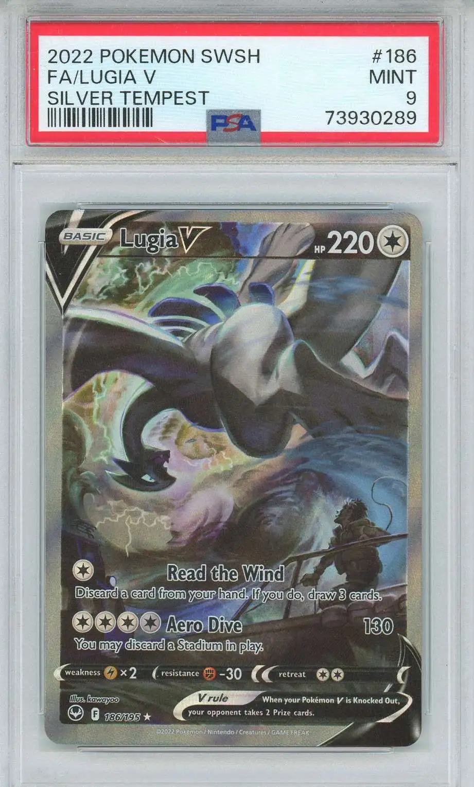 Unknown V - 177/195 - PSA 9 - Full Art - Silver Tempest - Pokemon - 86 –  Lazy Trading Cards