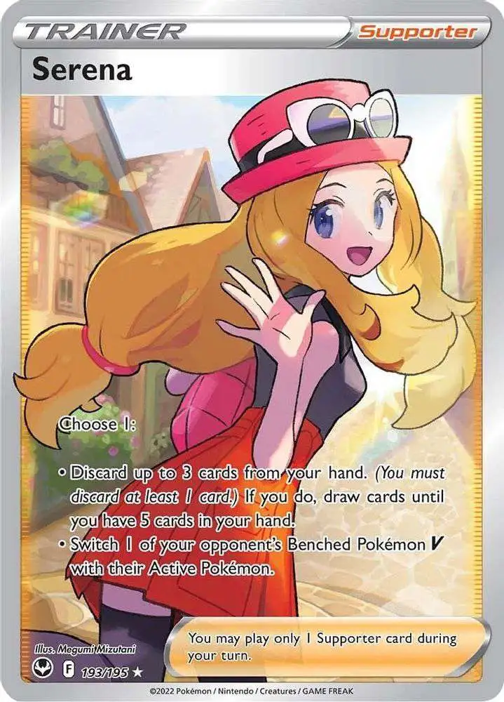 Pokemon Trading Card Game Sword & Shield Silver Tempest Ultra Rare Serena #193 [Full Art]