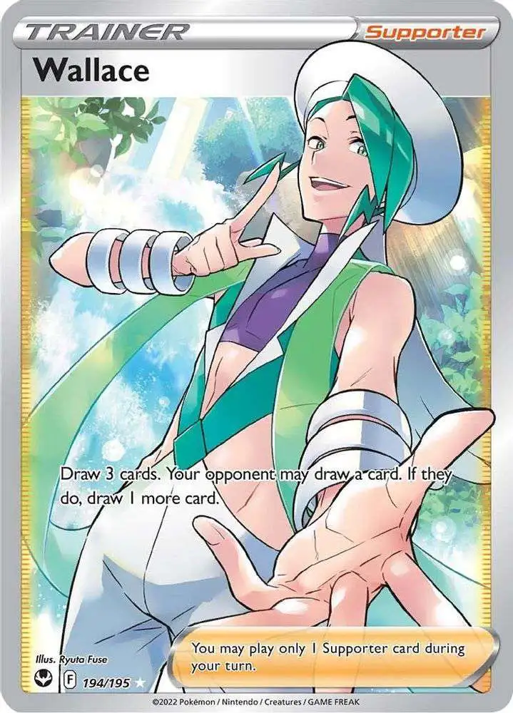 Pokemon Trading Card Game Sword & Shield Silver Tempest Ultra Rare Wallace #194 [Full Art]