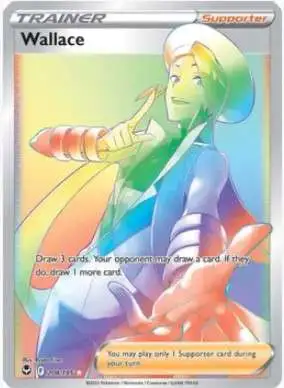 Pokemon Trading Card Game Sword & Shield Silver Tempest Ultra Rare Wallace #208 [Full Art]