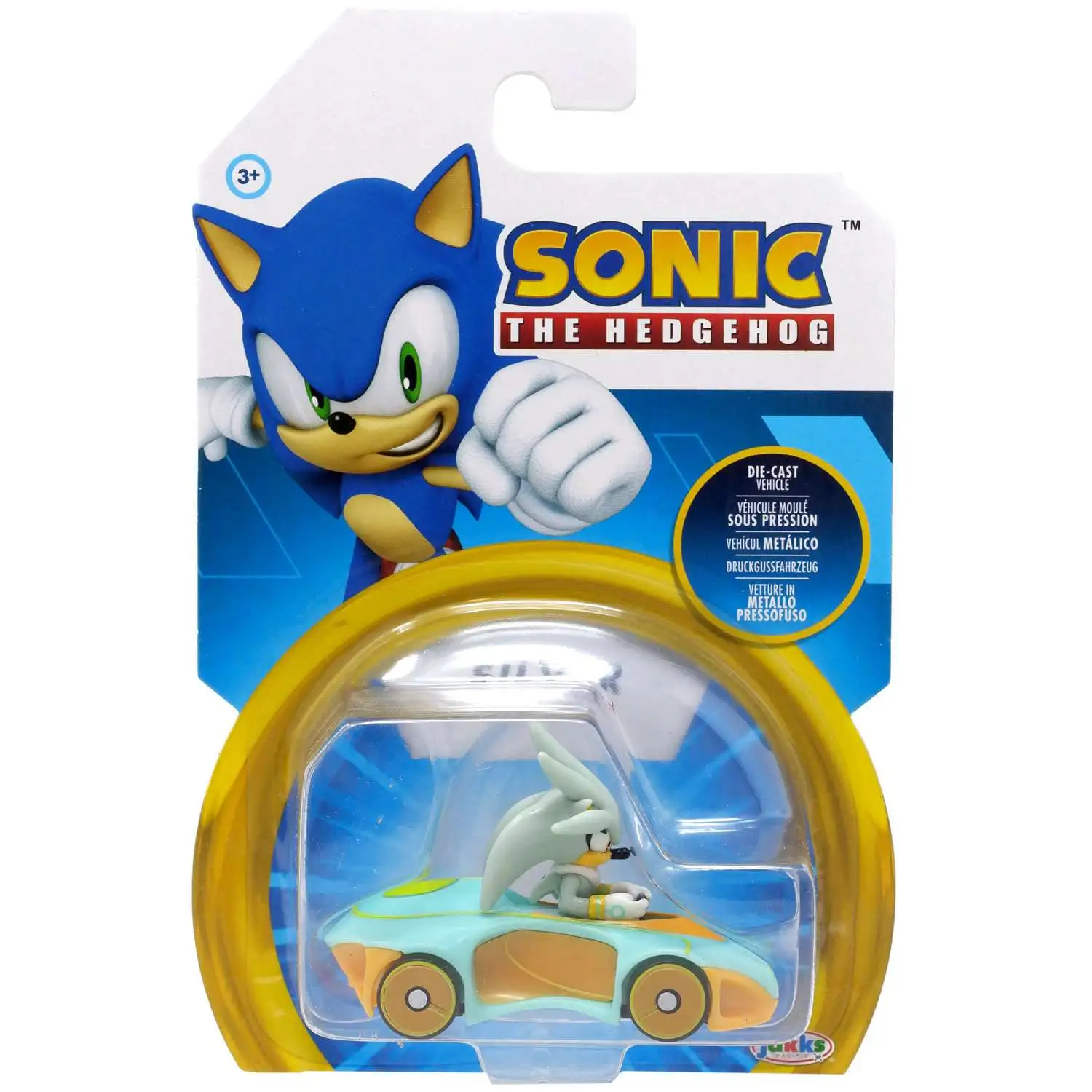 Sonic The Hedgehog Silver Diecast Vehicle [New Deco]