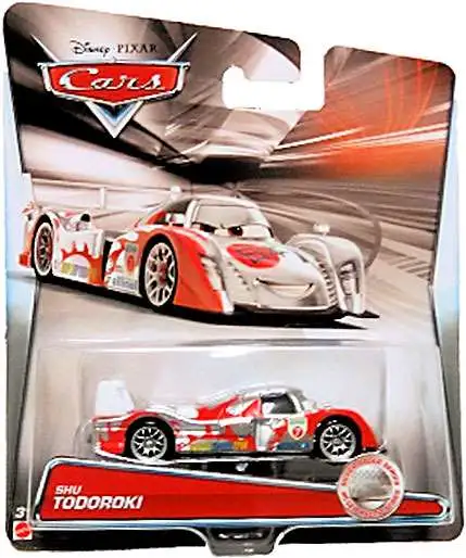Disney / Pixar Cars Silver Racer Series Shu Todoroki Diecast Car