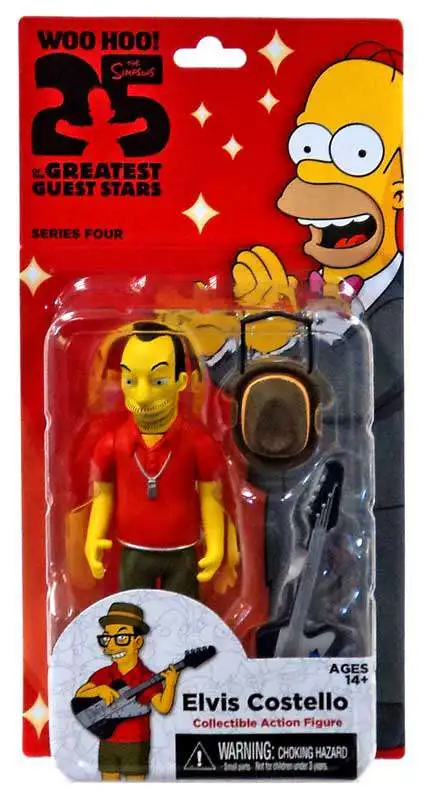 シンプソンズ Elvis Costello アクションフィギュア NECA The Simpsons Series 4 Elvis Costello Action Figure - ToyWiz