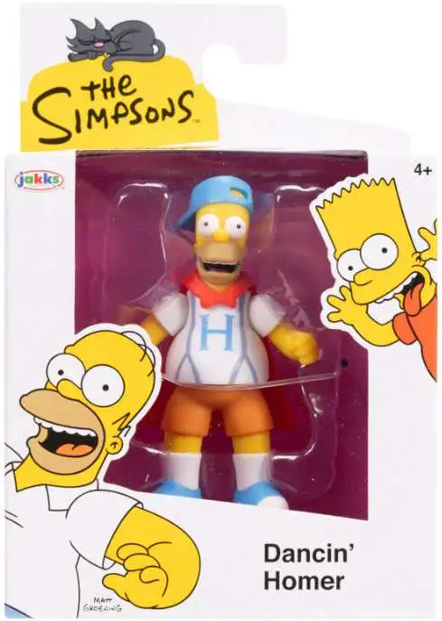 The Simpsons Scaled Figures Wave 4 Dancin' Homer 2.5-Inch Mini Figure