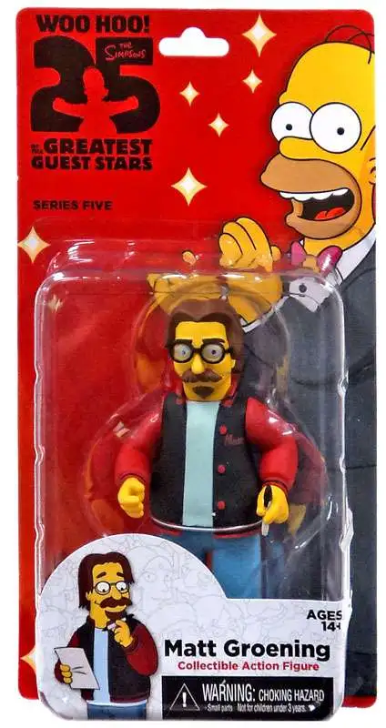 NECA The Simpsons Series 5 Matt Groening Action FIgure