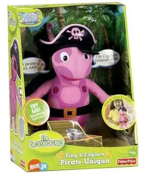 Fisher Price The Backyardigans Sing & Explore Pirate Uniqua 13-Inch Plush