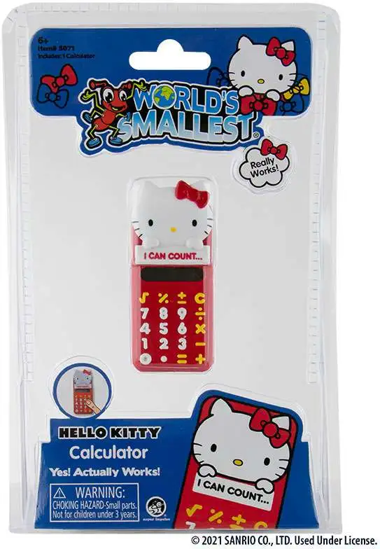 World's Smallest Hello Kitty Calculator [Red]