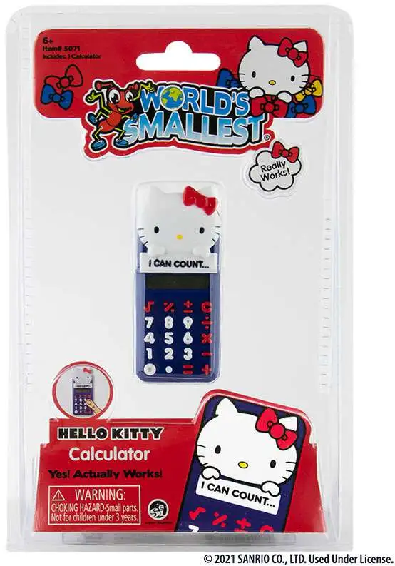 World's Smallest Hello Kitty Calculator [Blue]