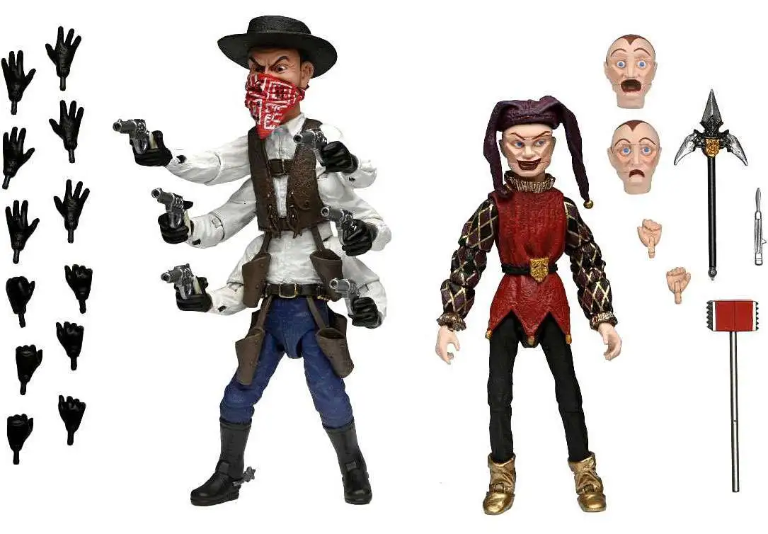 Puppet Master – 7″ Scale Action Figures – Ultimate Six-Shooter & Jester  2-pack –