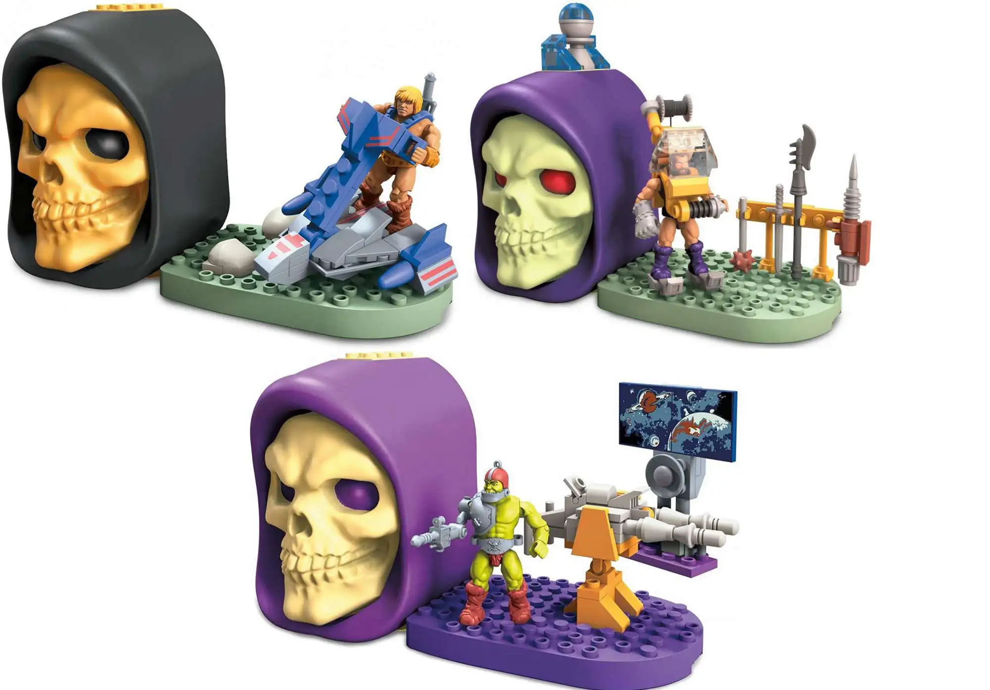 for sale online Masters of The Universe Mega Construx Skeletor Skull Fisto Cliff Climber 