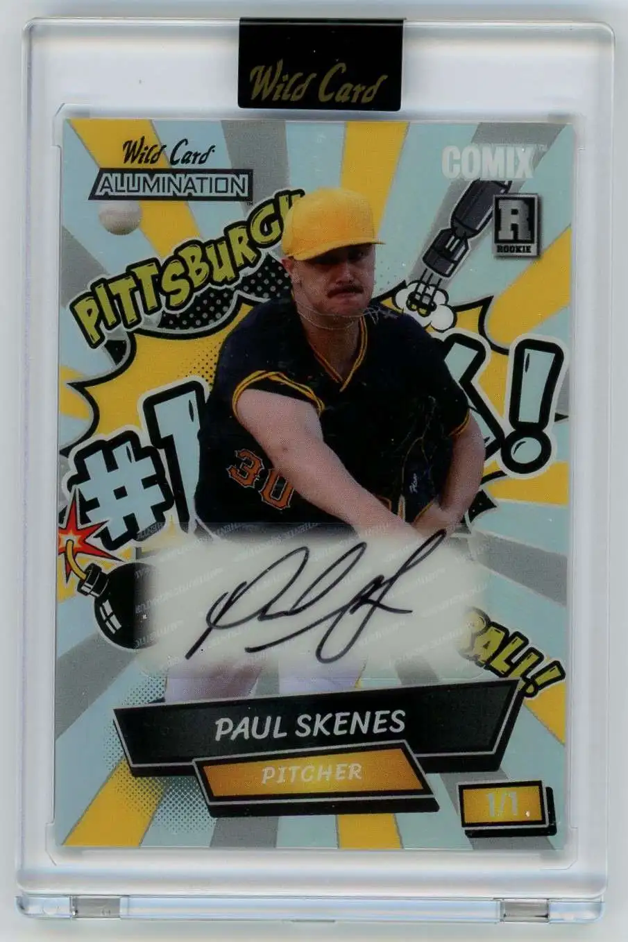 MLB 2024 Alumination Comix 1/1 #1 Pick! Paul Skenes ACYN-PS1A [Rookie Auto]