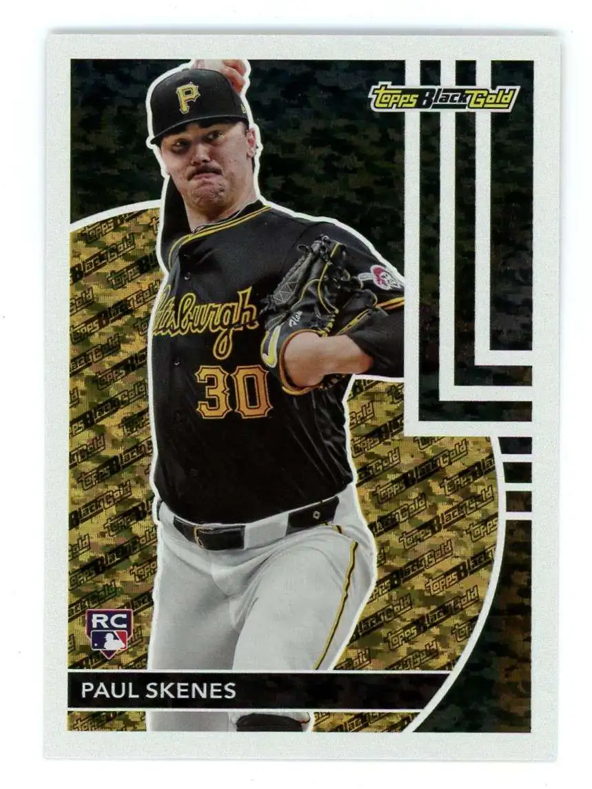MLB Topps 2024 Update Series Baseball Topps Black Gold Paul Skenes BG-17 [Rookie]
