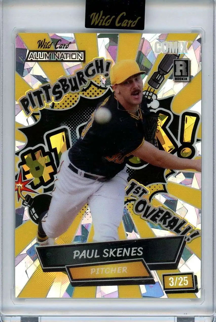 MLB 2024 Alumination Comix 3/25 #1 Pick! Paul Skenes ACBN-PS4 [Rookie]