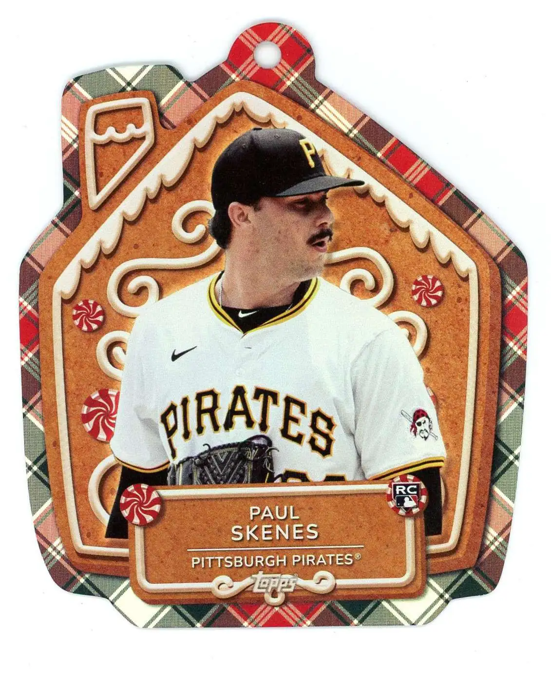 MLB 2024 Topps Holiday Oversized Die-Cut MLB Ornaments Paul Skenes MLBO-20 [Rookie]
