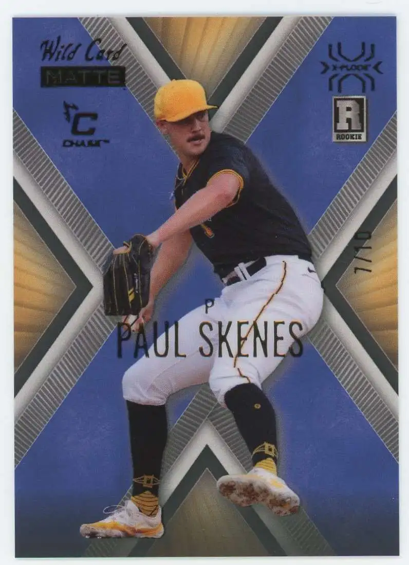 MLB Wild Card 2024 Wild Card Matte Single Card 710 Paul Skenes MXP