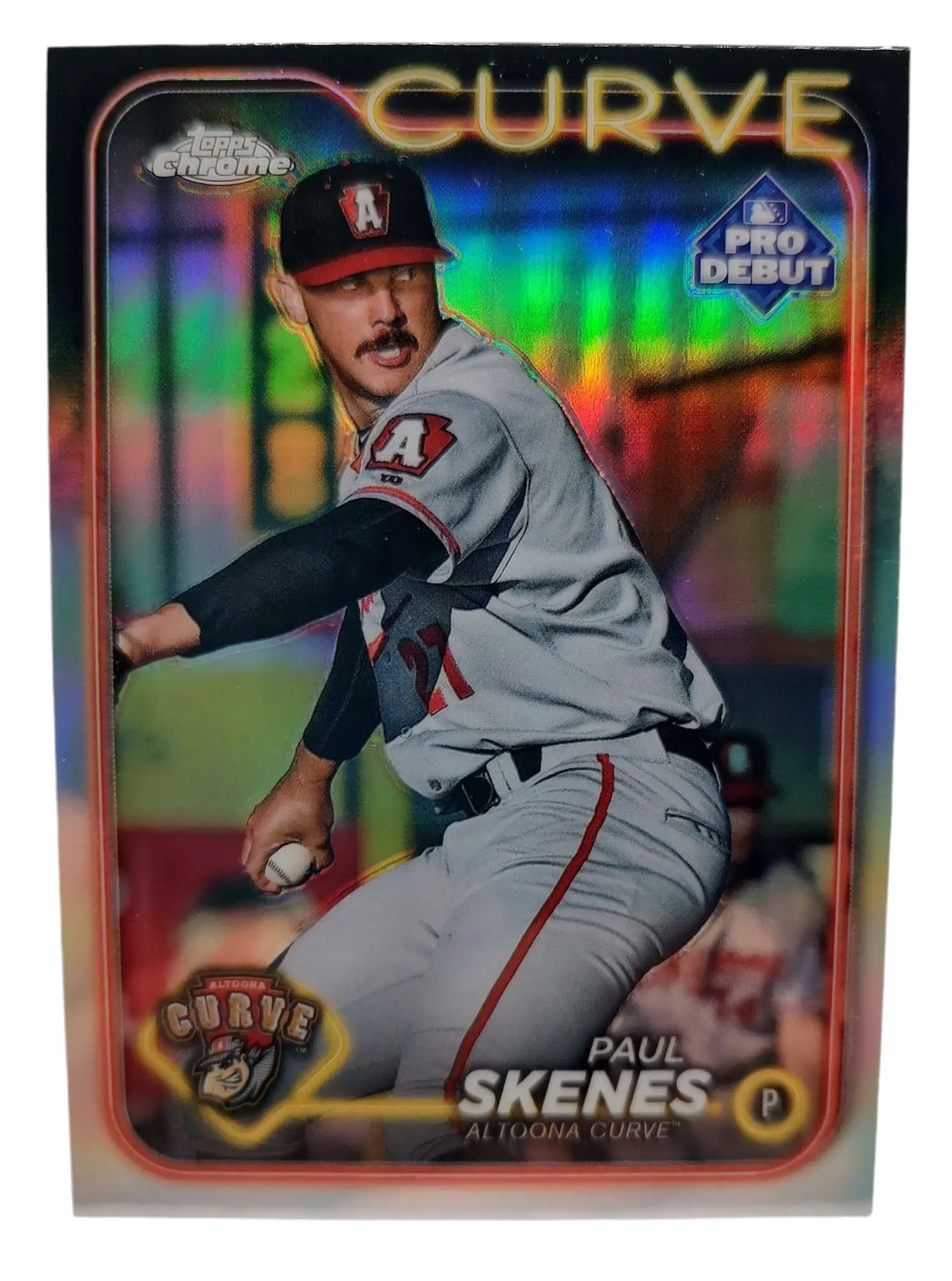 MLB 2024 Topps Pro Debut Baseball Chrome Refractor Paul Skenes PDC-140 [Rookie]