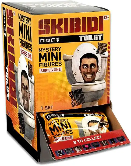 Skibidi Toilet Mini Figure 2.5-Inch Mystery Box [24 Packs] (Pre-Order ships February)