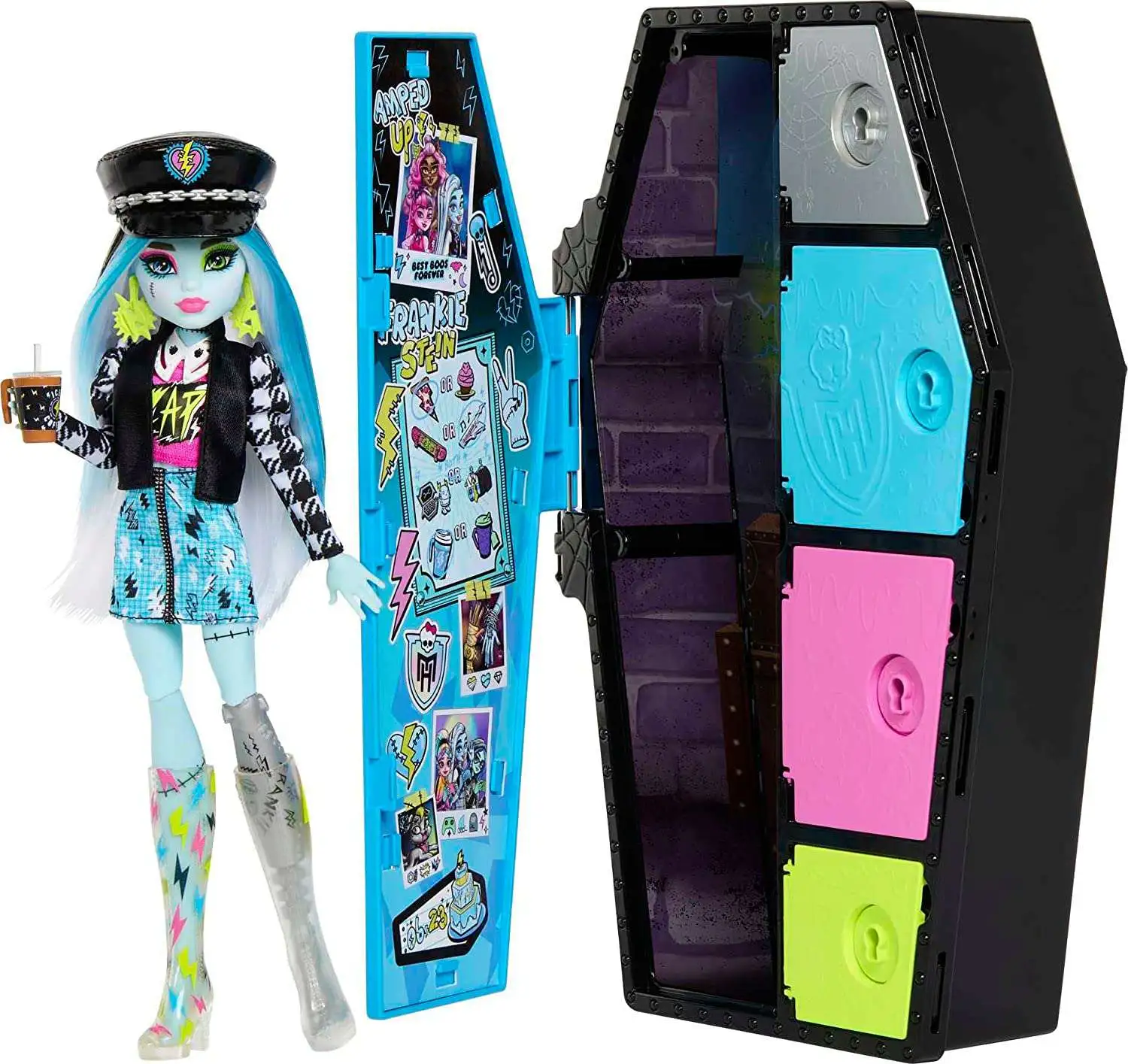 Boneca Monster High com Acessórios Frankie Stein e Watzie - Mattel