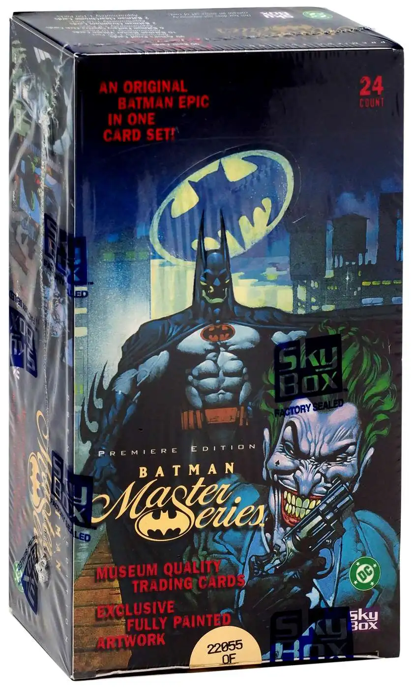 1995 Batman Master Series CHROMIUM INSERT 2 CARD SET JOKER Skybox DC UNIVERSE! 