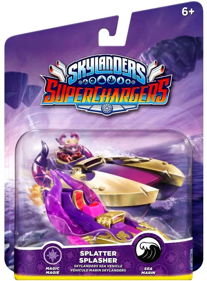Skylanders SuperChargers Splatter Splasher Vehicle [Loose]